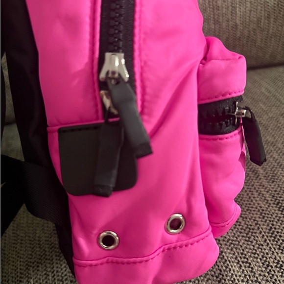 Marc Jacobs Neon Pink Mini Backpack with Black Accents main image 5